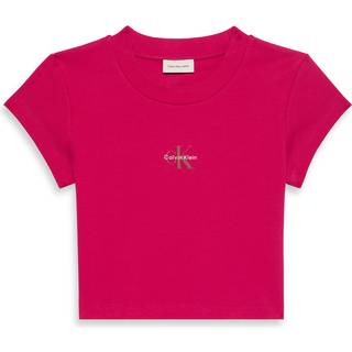 Monogram Logo Baby Tee - Pink - XXL