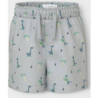 Name It Shorts Northern Droplet Med Palmer Og Dino Print - Str. 4y 104cm