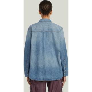 Regular 2-Pocket Shirt - Light blue - Women
