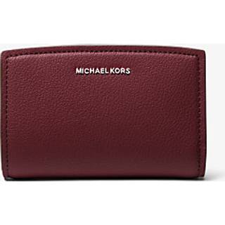 MK Bryant Medium Pebbled Leather Wallet - Red - Michael Kors - ONE SIZE