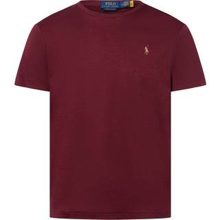 Polo Ralph Lauren Luxury Pima Cotton Crew Neck T-Shirt Wine Heather