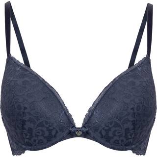 Hunkemöller Formstøbt pushup-bøjle-bh Marine blå - blå - 70C