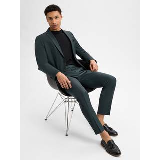 CG Herren Sakko grün meliert Slim Fit