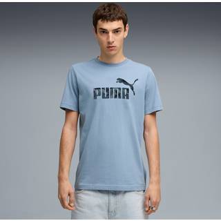 PUMA Essentials Camo Tee Men, Clothing, Cool Blue, XXL