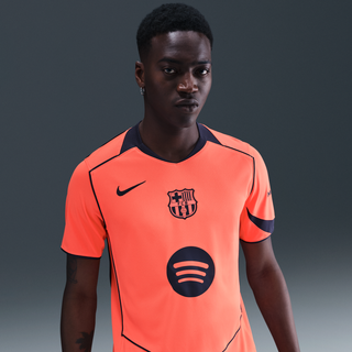 FC Barcelona 2025/26 Stadium Third Nike Dri-FIT Total 90 Replica-fodboldtrøje til mænd - Orange - M