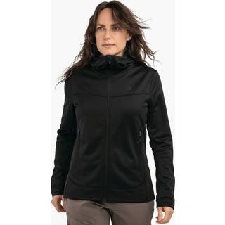 Schöffel Women's Fleece Hoody Milagle Fleecejakke Damer størrelse 42 farve sort