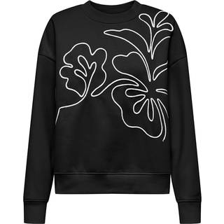 JDY Canoa Sweatshirt Sort - M