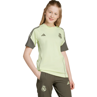 adidas adidas Lime Green Kids Real Madrid Tiro 24 Sweat T-Shirt
