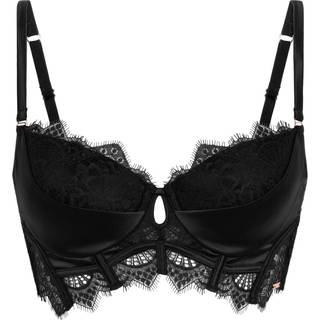 Hunkemöller Formstøbt longline-bøjle-bh Zoe sort - 75C