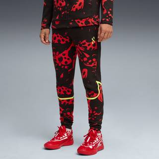 PUMA Scoot Lab Evostripe Cross Pants Men, Clothing, Red/Black/Aop, M