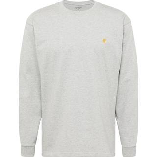 Carhartt WIP Chase Langærmet t-shirt - S - grey heather/gold