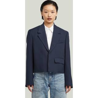 Short Blazer - Dark blue - Women