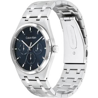 Stainless Steel Multifunction Watch - Silver - One Size