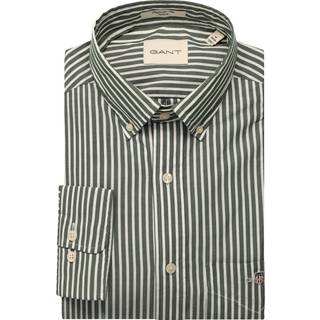 GANT Herre Regular fit poplin skjorte med striber (XL)