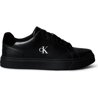 Smooth Leather Flexible Sole Trainers - Black - EU 42