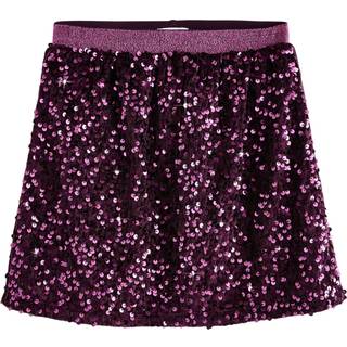 Next Berry Red Velour Sequin Skirt (3-16yrs) - 146152cm