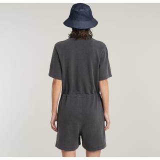 Easy Short Jumpsuit - Black - Women