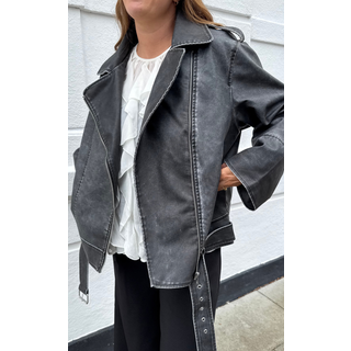 Pieces Jakke - Josie - Black Washed