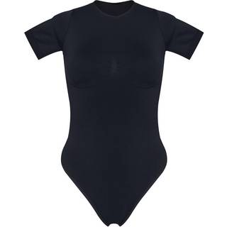 Hunkemöller Sømløs kortærmet body sort