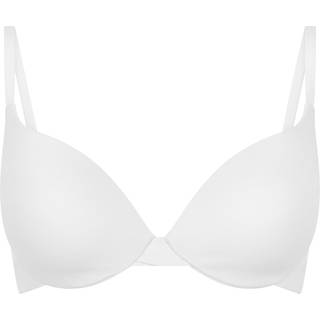 Hunkemöller Formstøbt pushup-bøjle-bh i bomuld hvid - 70C