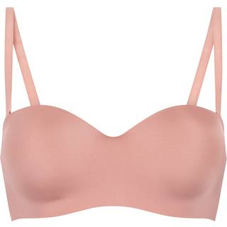 Hunkemöller Formstøbt stropløs bøjle-bh med pushup Smooth pink - 75E