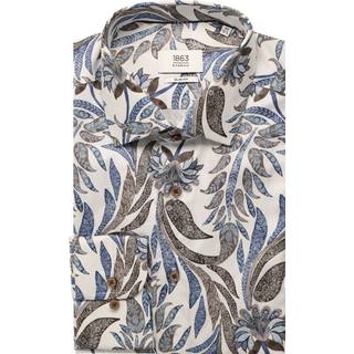 SLIM FIT Shirt in light blue printed