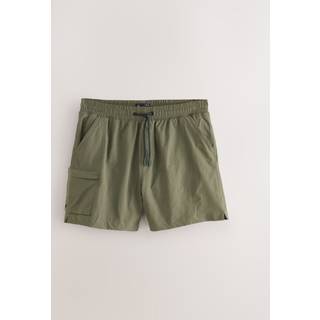Next Khaki/Green Fashion Cargo Swim Shorts - xlarge