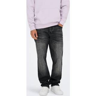 Onsedge Mellemhøj Talje Straight Fit Jeans - 36/34