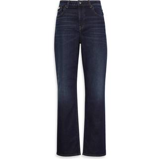 High Rise Straight Jeans - Blue - 27SH