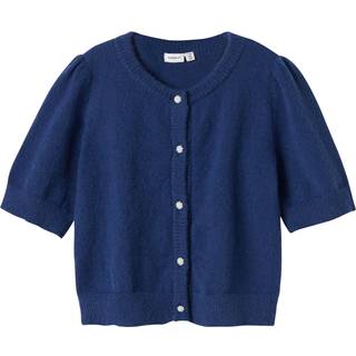 Med 2/4-ærmer Strikket Cardigan