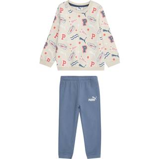 PUMA Minicats Crew Set Toddlers, Clothing, Alpine Snow, 1-2Y