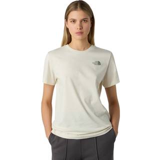 The North Face Women's S/S Box NSE Relaxed Tee T-shirt Damer størrelse XS farve beige