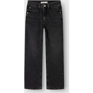 NAME IT High Waist Straight Jeans Rose Black Denim