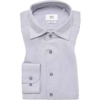 SLIM FIT Shirt in light grey plain