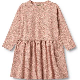 Wheat Bessie Jersey Kjole - Rose dust flower meadow