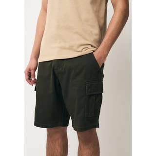 Next Khaki Green Stretch Cargo Shorts - 40W x 31L (UK 40 R)