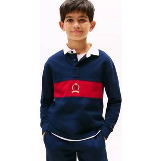 TH Crest Long Sleeve Polo Shirt