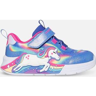Skechers S-Lights Unicorn Chaser Sneaker Blå 302298N (21-26) - 21