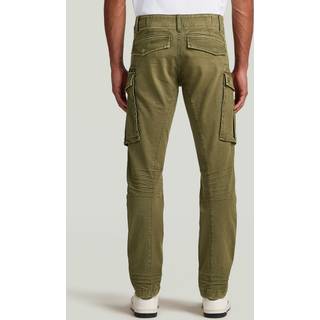 Rovic Zip 3D Regular Tapered Pants - Green - Men