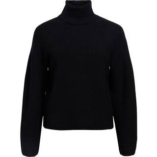 Object - Objviola Ls Lo Rollneck Knit - 4803559 Black