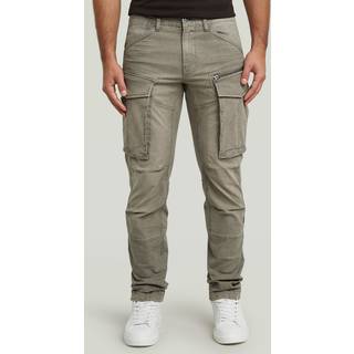 Rovic Zip 3D Regular Tapered Pants - Brown - Men