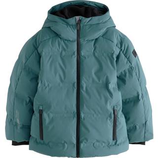 Next Teal Blue Shower Resistant Microfleece Lined Padded Coat (3-17yrs)