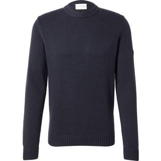 Thorstein Regular Fit Striktrøje, Navy, XXL