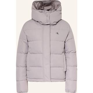 Monogram Puffer Jacket - Grey - XL