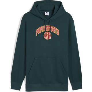 PUMA Wardrobe Essentials Sports Legacy Hoodie Men, Men, Green Terrain, M