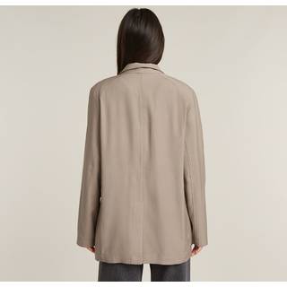 Boyfriend Blazer - Beige - Women