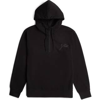 Script Half Zip Hoodie - Black - Men