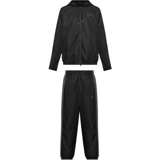 EA7 Emporio Armani Ventus Hooded Tracksuit, Sort - L