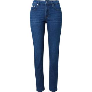 Mid Rise Slim Jeans - Blue - 32