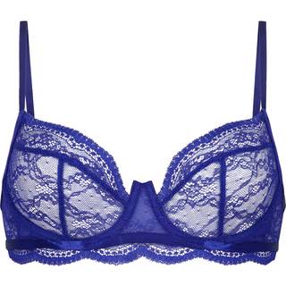 Hunkemöller Ikke-formstøbt bøjle-bh Isabelle blå - 70D